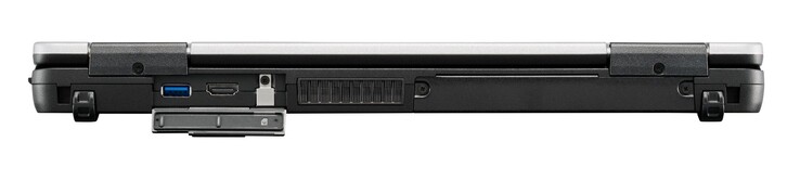 A l'arrière : USB A 3.1 Gen. 1, HDMI, Nano-SIM.