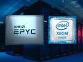 AMD EPYC Genoa devrait être basé sur 5nm alors qu'Intel Sapphire Rapids Xeon est en 10nm. (Source de l'image : AMD/Intel/ANS - édité)