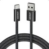 Le câble Anker Zolo USB-A vers USB-C (1 m/1,8 m, tressé). (Source de l'image : Anker)