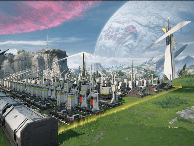 En plus du gameplay RPG traditionnel, Arknights: Endfield permet aux joueurs de construire de grandes usines dotées de lignes de production automatisées. (Capture d’écran du site officiel d’Arknights: Endfield)