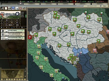 Photo : une capture d'écran du jeu « Darkest Hour : A Hearts of Iron Game ».