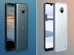 Le Nokia C30 devrait arriver en deux couleurs. (Image source : Nokiapoweruser)