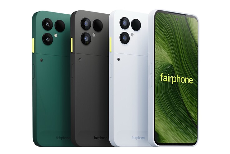 Le Fairphone 6+ sera apparemment disponible en vert et en noir, tout comme le Fairphone 6 présenté ici, mais la couleur blanche sera remplacée par le bleu.