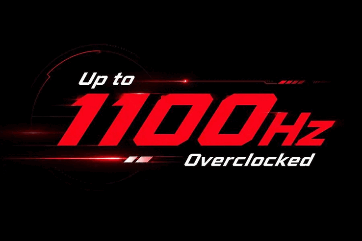 Le LG UltraGear 25G590B peut être overclocké davantage, jusqu'à 1 100 Hz.