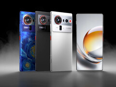 Le Nubia Z80 Ultra dans ses multiples couleurs de lancement mondial. (Source de l&#039;image : Nubia)