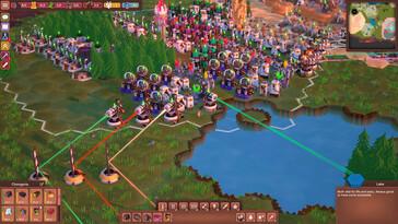 Sur la photo : une capture d'écran du jeu Scorchlands.