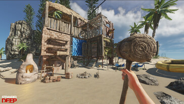 Une image montrant un abri dans Stranded Deep.