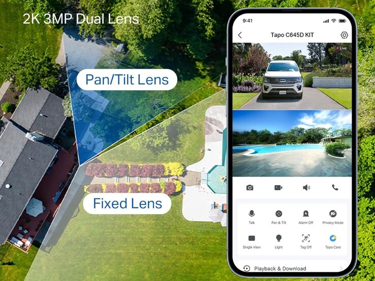 La caméra de sécurité TP-Link Tapo C645D. (Source de l'image : TP-Link)