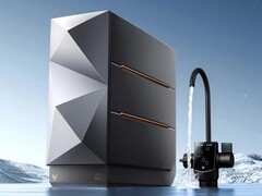 Le purificateur d'eau Yunmi Viomi Super 2 Max offre de l'eau plate et de l'eau gazeuse. (Source : Yunmi)