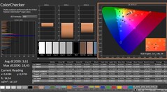 CalMAN : ColorChecker (calibré)