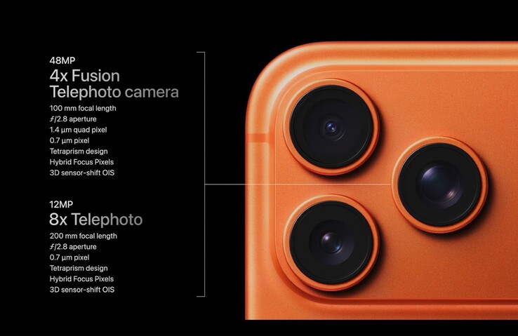 L'iPhone 17 Pro ne possède qu'un seul téléobjectif avec un zoom 4x, même si le marketing de Apple suggère deux téléobjectifs.