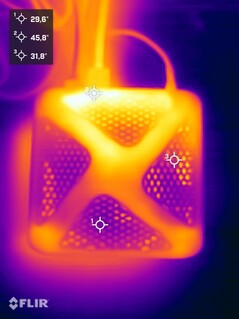 Alliwava GH8 pendant le test de résistance (côté supérieur)