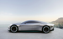 La Mercedes Vision AMG est construite sur la plateforme AMG.EA, dont la sortie est prévue en 2025. (Image source : Mercedes-AMG)