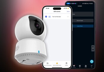 La nouvelle fonction "Privacy Mode" de l'application Aqara permet de faire pivoter la caméra vers un mur ou une zone de son choix avant de s'endormir.