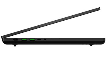 Razer Blade 16 - Ports à gauche. (Image Source : Razer)