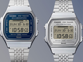 Les modèles Casio ABL-100WE-2A (à gauche) et ABL-100WE-7A (à droite), en photo.