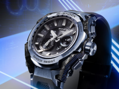 Le Casio MTG-B4000B-1A2JF (en photo) arbore une finition IP bleu-gris. (Source de l'image : Casio)