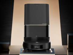 Le Dreame X40 Pro Ultra peut passer sous des meubles bas grâce à sa tourelle LiDAR rétractable. (Source de l&#039;image : Dreame)