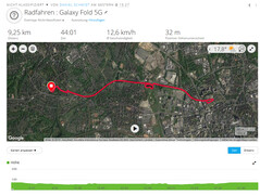 Galaxy Fold 5G - GPS Samsung Galaxy Fold 5G : vue générale.