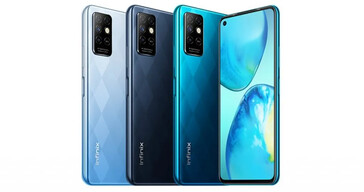 La série Infinix Note 8 possède également des panneaux arrière modernes et attrayants. (Source : Infinix)