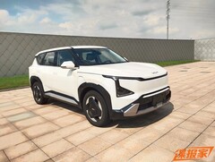 Des images de la version de production de la Kia EV5 auraient été divulguées (source : Autohome)