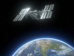 L&#039;OCO-3 (photo) sur l&#039;ISS au-dessus de la Terre. (Source de l&#039;image : NASA)