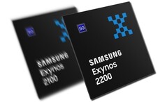 Le GPU Exynos 2200 de Samsung a apparemment affiché des gains impressionnants dans les benchmarks par rapport à son prédécesseur. (Image source : Samsung - édité)