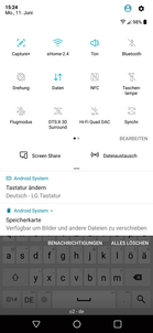 LG G7 ThinQ - Réglages rapides.