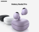 Samsung vend le Galaxy Buds2 Pro en plusieurs couleurs. (Image source : Samsung)