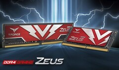 Kits de DDR4 et de DDR4 SO-DIMM du groupe T-FORCE ZEUS (Source : Groupe d&#039;équipe)