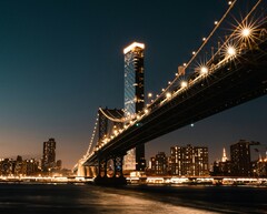 Les lumières de Manhattan, New York (Source : Alejandro Luengo/Unsplash)