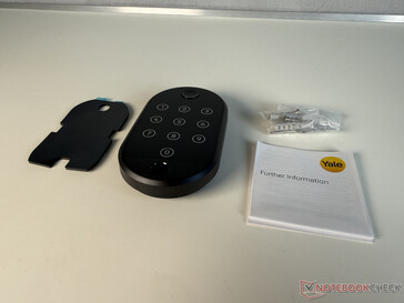 Contenu de la livraison du Yale Smart Keypad 2 - Fingerprint