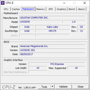 CPU-Z : carte-mère.