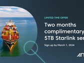 L'offre Internet gratuite Starlink d'une valeur de 10 000 $ (image : Anuvu)