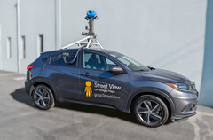 Une voiture-caméra de Google Street View (Image Source : Google)