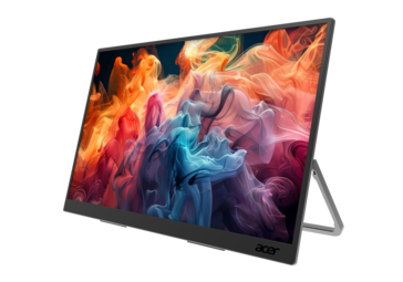 Moniteur Acer PM191Q E avec son support intégré. (Source de l'image : Acer)