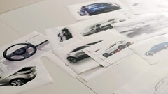 Esquisses de la plate-forme potentielle de la Model 2 (image : Tesla)