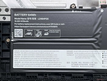 Informations sur la batterie
