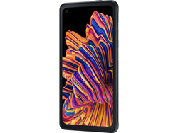 En test : le Samsung Galaxy XCover Pro. Modèle de test aimablement fourni par :