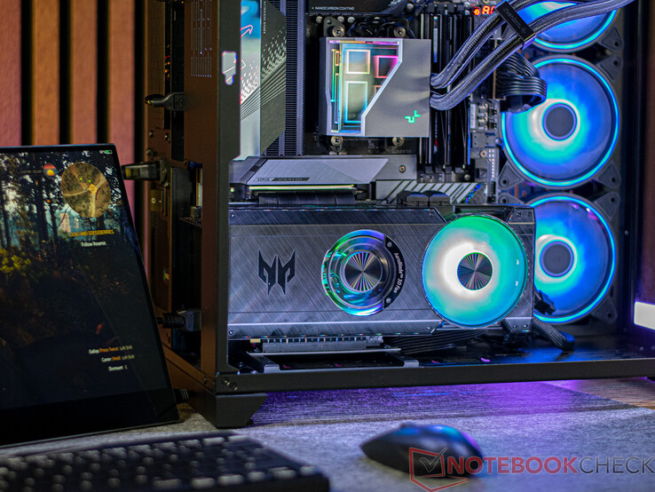 Acer Predator BiFrost Arc A770 OC dans notre système de test Acer Predator BiFrost Arc A770 OC dans notre système de test