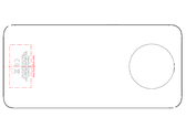Voici à quoi ressemblera le Nokia X20 (TA-1341) vu de dos, selon un dessin de la FCC. (Image source : FCC)