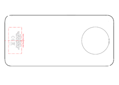 Voici à quoi ressemblera le Nokia X20 (TA-1341) vu de dos, selon un dessin de la FCC. (Image source : FCC)