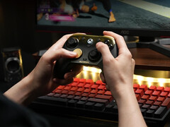 Le GameSir G7 Pro en Golden Ombre. (Source de l'image : GameSir)