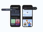 Illustration promotionnelle présentant les nouvelles mises à jour du flux Discover de Google sur les smartphones. (Source de l'image : Google)