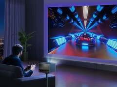 Le projecteur Hisense C1 peut projeter des images d&#039;une largeur allant jusqu&#039;à 762 cm. (Source de l&#039;image : Hisense)