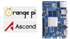 Orange Pi s&#039;associe à Huawei pour proposer la solution AIpro SBC basée sur l&#039;IA (Image source : Orange Pi)