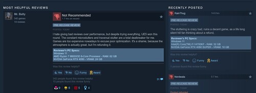 Avis négatifs sur Silent Hill: Townfall sur Steam affichés