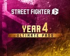 Illustration officielle du logo promotionnel du pack « Ultimate Pass » de la 4e année de Street Fighter 6.