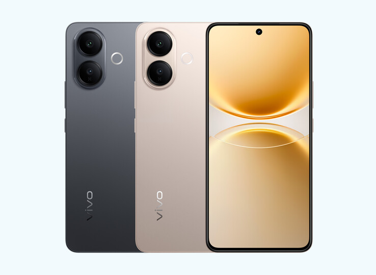 Le Vivo V70 Lite se décline en couleurs or et noir