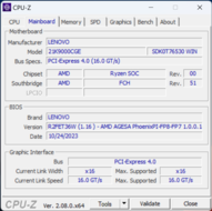 Carte mère CPU-Z